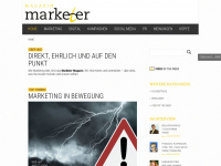 marketer-magazin.de Webseite Vorschau