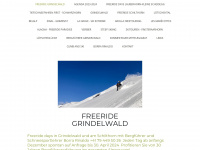 freeride-grindelwald.ch Webseite Vorschau