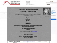 schnier-immobilien.de Webseite Vorschau