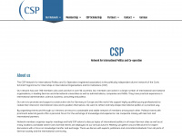 csp-network.org Webseite Vorschau
