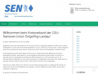 csu-seniorenunion-dgf-lan.de Webseite Vorschau