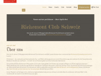 richemont-club.ch Webseite Vorschau
