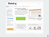 paralog.net Webseite Vorschau