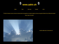 zahir.ch Webseite Vorschau