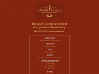 restaurant-montecristo.de Webseite Vorschau