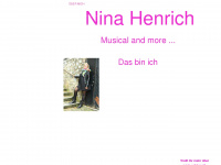 nina-henrich.de Webseite Vorschau