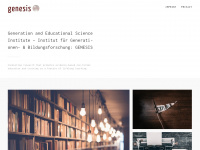 genesis-institute.org Webseite Vorschau