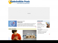 kinderaerztliche-praxis.de Webseite Vorschau