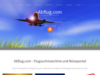 abflug.com Webseite Vorschau