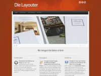 dielayouter.at Webseite Vorschau