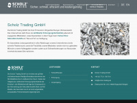 scholz-trading.de Webseite Vorschau