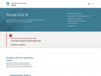 gov.si Webseite Vorschau