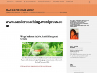 sandercoaching.wordpress.com Webseite Vorschau