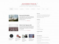 journalisten-tools.de Webseite Vorschau