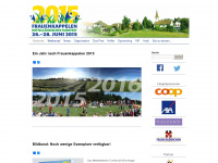 frauenkappelen2015.ch Webseite Vorschau