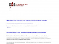 denkmalpflege-schweiz.ch Webseite Vorschau