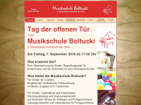 musikschule-boltucki.de Webseite Vorschau