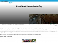 worldhumanitarianday.org Webseite Vorschau