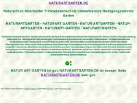 naturartgarten.de Webseite Vorschau