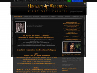 amazon-warriors.com Webseite Vorschau