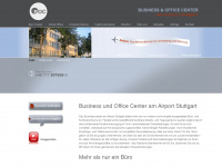 businesscenter-airport.de Webseite Vorschau