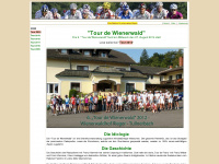 tourdewienerwald.at Webseite Vorschau