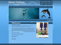 koesterpumpen.com Webseite Vorschau