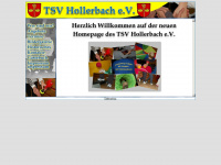 tsv-hollerbach.de Webseite Vorschau