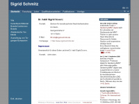 sigrid-schmitz.de Webseite Vorschau