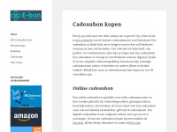 e-bon.nl Webseite Vorschau
