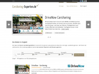 carsharing-experten.de Webseite Vorschau
