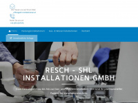 shl-installationen.at Webseite Vorschau