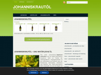 johanniskrautoel.com Webseite Vorschau