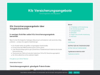 kfz-versicherungsangebote.de Webseite Vorschau