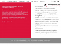 sourcefactory.ch Webseite Vorschau
