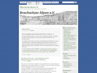 brachwitzeralpen.wordpress.com Webseite Vorschau