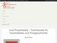 vorphilatelie.ch Webseite Vorschau