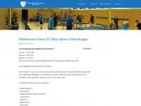 tt-sv-blau-weiss.de Webseite Vorschau