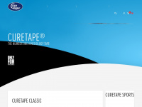 curetape.com Webseite Vorschau