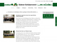 südenerschützen.de Webseite Vorschau