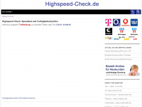 highspeed-check.de Webseite Vorschau