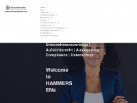 hammersens-legal.com Webseite Vorschau