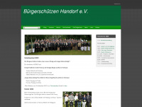 buergerschuetzen-handorf.de Webseite Vorschau