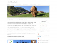 biohof-oberemuolte.ch Webseite Vorschau