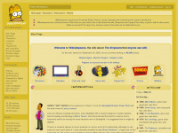 simpsonswiki.com Webseite Vorschau