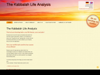 kabbalah-life-analysis.com Webseite Vorschau
