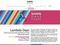lambdadays.org Webseite Vorschau