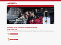 pheromone.ch Webseite Vorschau