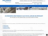 breitenbach-innenausbau.de Webseite Vorschau