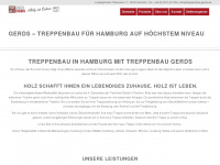 treppenbau-gerds.de Webseite Vorschau